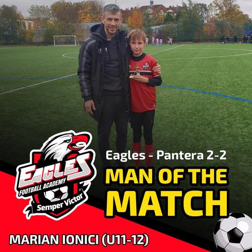 Congratulations to our Man Of The Match, Marian Ionici! He scored a brace on Saturday
